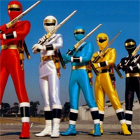 Rumble 13308 MIghty Morphin Power Rangers and Dino Thunder Power