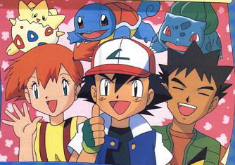 Ash, Misty, and Brock