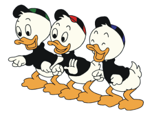 Huey, Dewey, and Louie